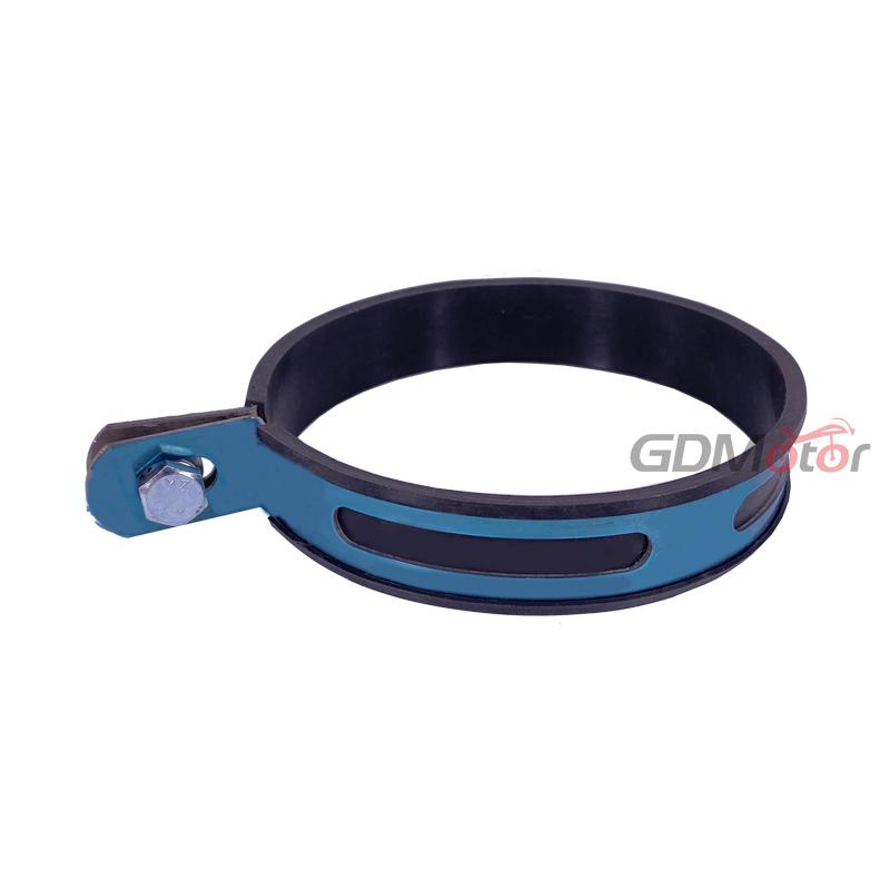 Universal Motorcycle Exhaust Pipe Muffler Escape In diameter Holder Clamp Fixed Ring Support Bracket 60mm 88mm 100mm 130mm