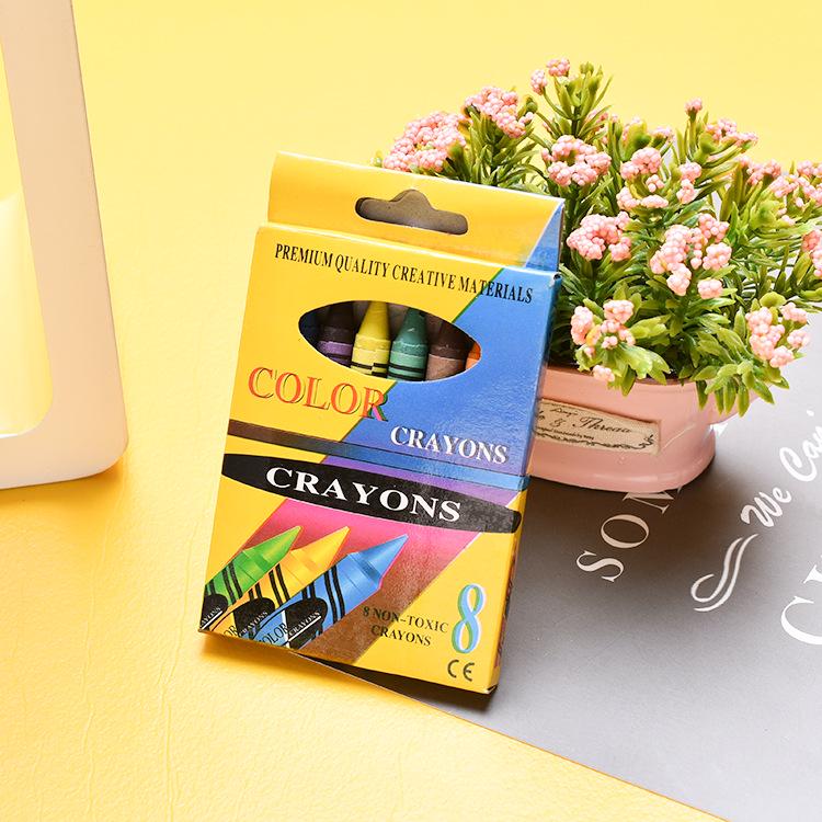 Colorful Crayons Set: 12 Colors Oil Pastels for Children's Drawing and Doodling