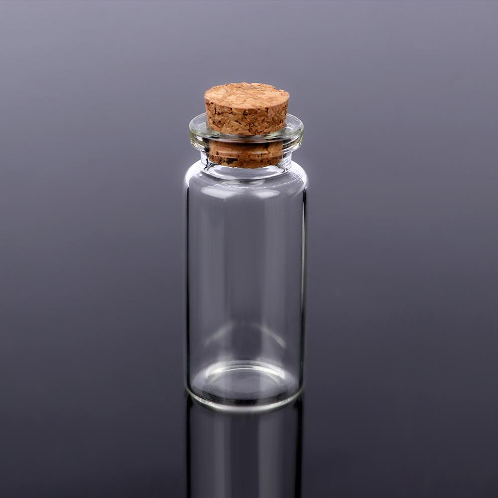 High Temperature Resistance Containers Glass Craft Mini Cork Stopper Glass Bottle Mini Messages Jar