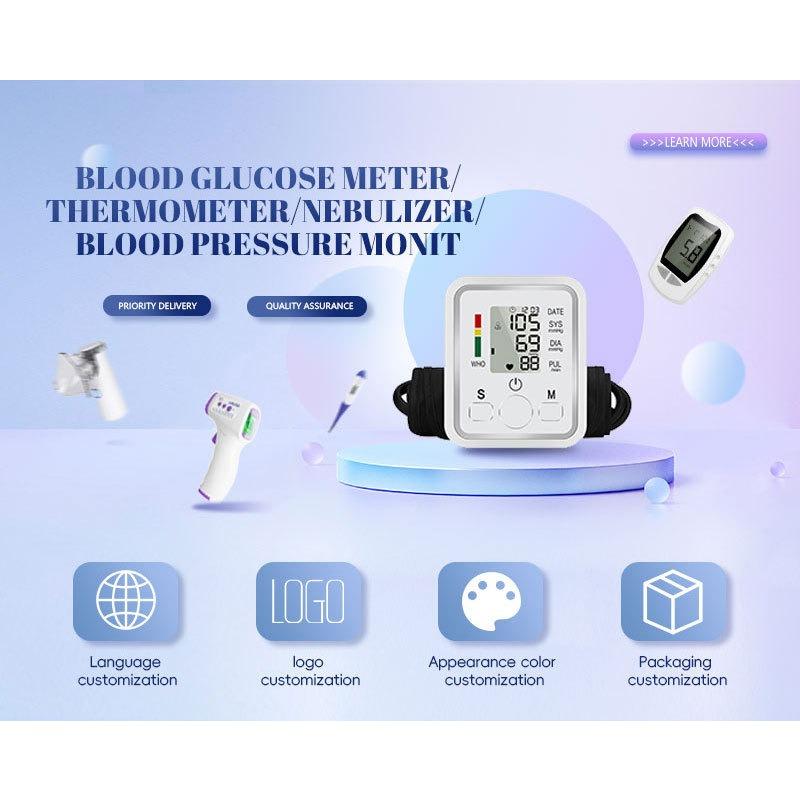 Blood glucose meter Household blood glucose detector measures hyperglycemia Medical blood glucose meter Tester set Fully automatic