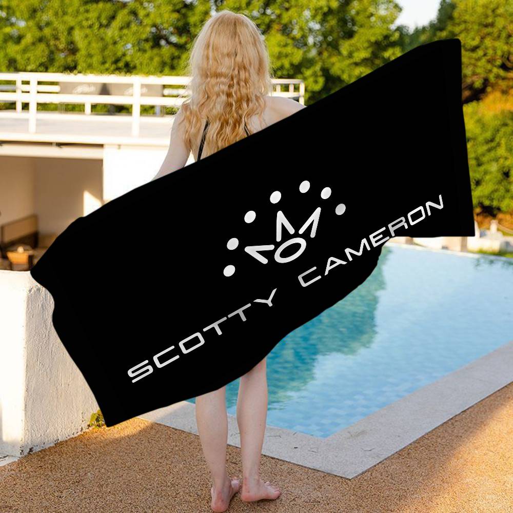 Asciugamano da Spiaggia Golf S-SCOTTY C-CAMERONS Asciugamani da Bagno Colorati per Ragazza Microfibra Asciugatura Rapida Personalizzato Senza Sabbia Spiaggia Yoga Spa Palestra Piscina