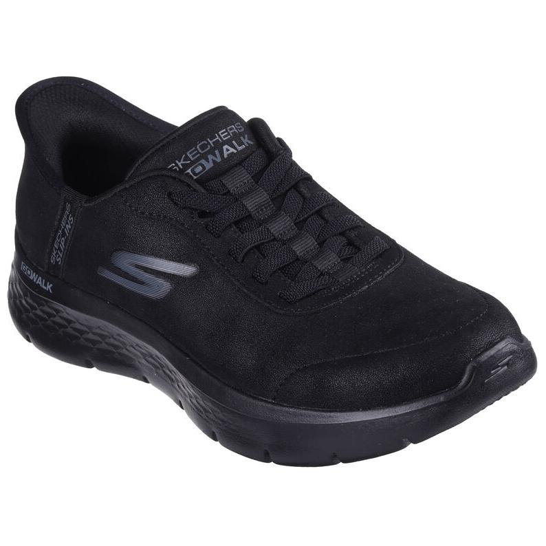 Skechers Go Walk Flex Soft Comfortable Low Top Casual Shoes Women Sneaker Black 124837-BBK