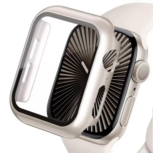 Gehärtetes Glas+Hülle Für Apple Watch 11 10 46mm 42mm Ultra 3 49mm Displayschutzhülle iWatch 9 8 7 6 5 SE 45mm 41mm 44mm Schale