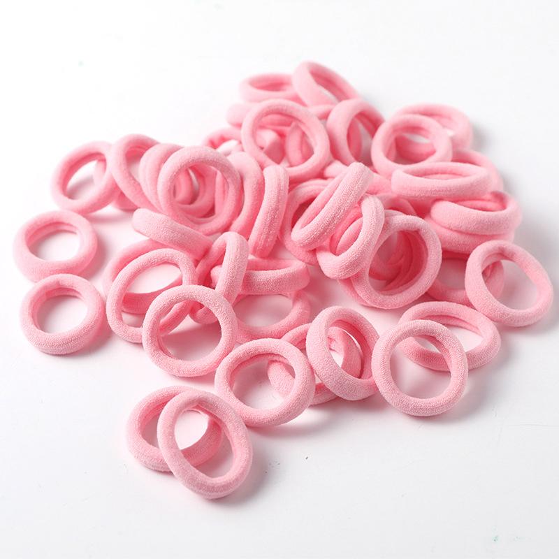 1 Stück Bonbonfarbene Haargummis für Kinder Mädchen Elastisches Gummiband Haargummis Baby Kleines Haarband Pferdeschwanzhalter Haaraccessoires