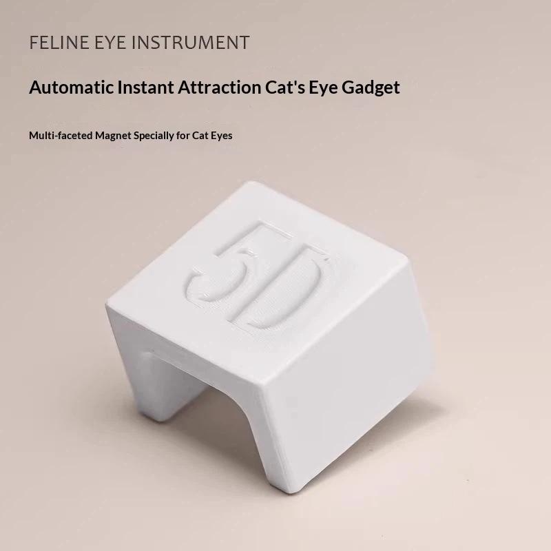 Cat Eye Magnetic Nail Tool French Hollow Style Rustproof Durable Strong Adsorption Manicure Accessory for Home Salon Nail Art