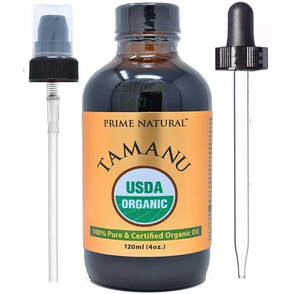 Prime Natural Organic Tamanu Oil 4oz / 120ml USDA Cold Pressed Unrefined