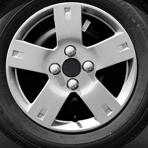 Set of 4 Black ABS Wheel Center Caps, 63mm Outer Diameter, 59mm Inner Diameter, Car Hub Caps