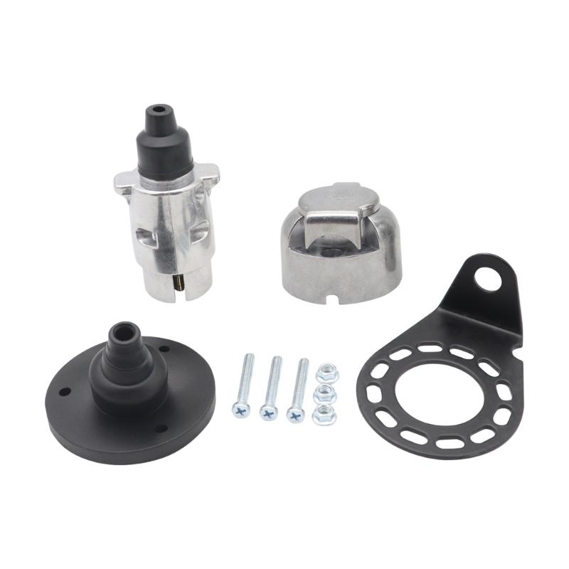 

7-контактный адаптер прицепа 7-контактный разъем прицепа Разъем прицепа 7-контактный адаптер разъема прицепа 1