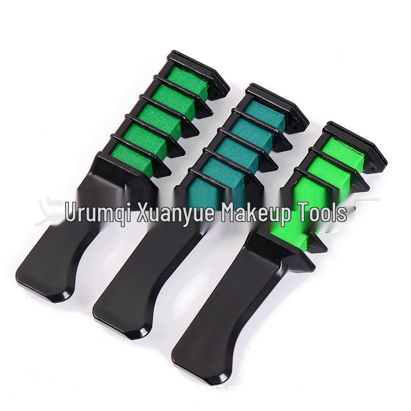 Tragbarer Mehrfarben-Haarfärbekamm - Einweg und Mini-Box