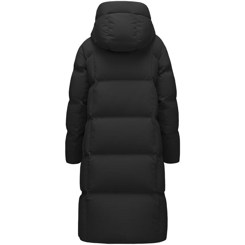 Tanboer Women's Mid-length Hooded Goose Down Jacket