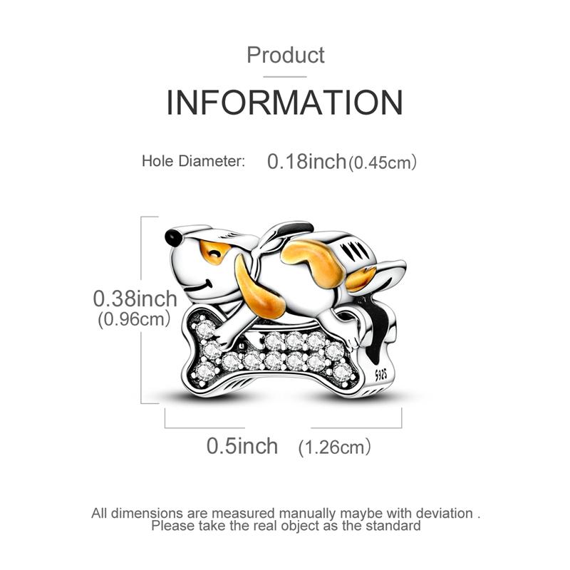 Copper Charms Beads Pendant Flying Piglet Crucifixion Bunny Robot Charm Fit Original Bracelet Women Jewelry Gift