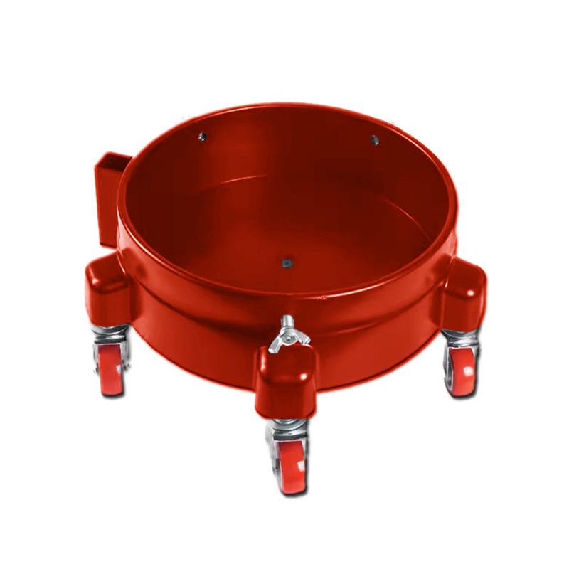 Portable Multi-Functional Car Wash Bucket with Wheeled Base and Transparent Water Tray