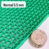Tapete Plástico Oupowei 5,5mm Antiderrapante Externo com Grade Oca