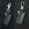 Versatile Leather Lighter Case Portable Simple Design Keychain Accessory Black Lighter Holder Unisex Fashion Jewelry