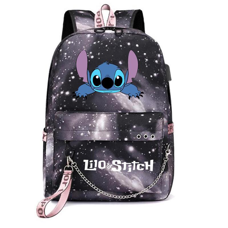 Cartoon Anime Printing Usb Stick Backpack Casual Middle School School Bag