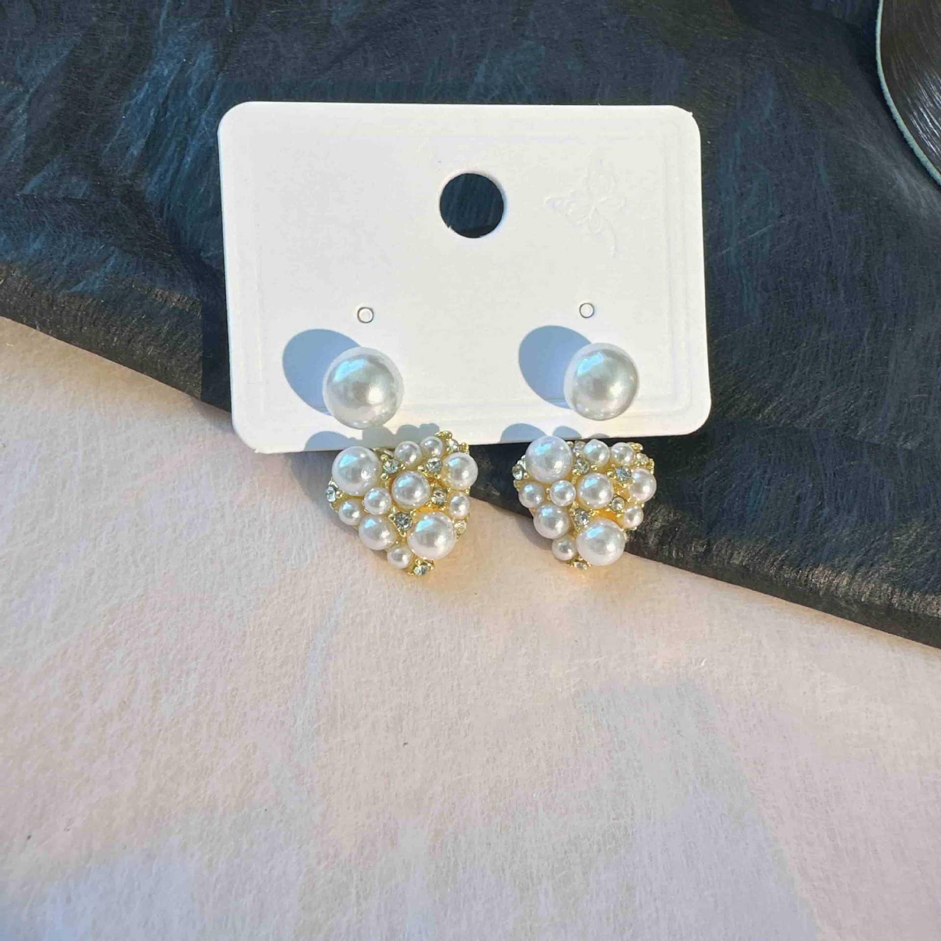 

Новые французские ретро серьги-гвоздики с имитацией жемчуга для женщин, модные украшения, элегантные простые аксессуары, подарки