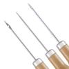 3Kinds/Set Wooden Leather Sewing Awl Tool for Handmade Stitch Leather Shoe Repair Sewing Needle DIY Craft Punching Accessories.