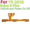 Power ON OFF Mute Switch Control Key Volume Button Flex Cable for Huawei Y9 2018 / Enjoy 8 Plus Power On Off Volume