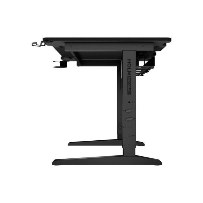 Mesa Gaming Genesis 120cm Acero y MDF Altura Regulable LED Paneles Modulares