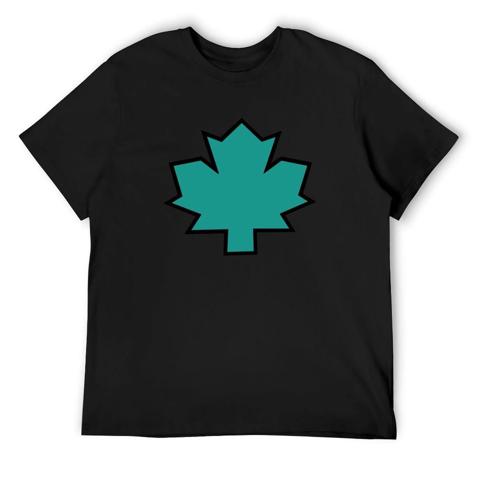 Total Drama Island Owen Maple Leaf Emblem T-Shirt clothes for a boy summer tops croswit shirt man mens funny t shirts 4XL