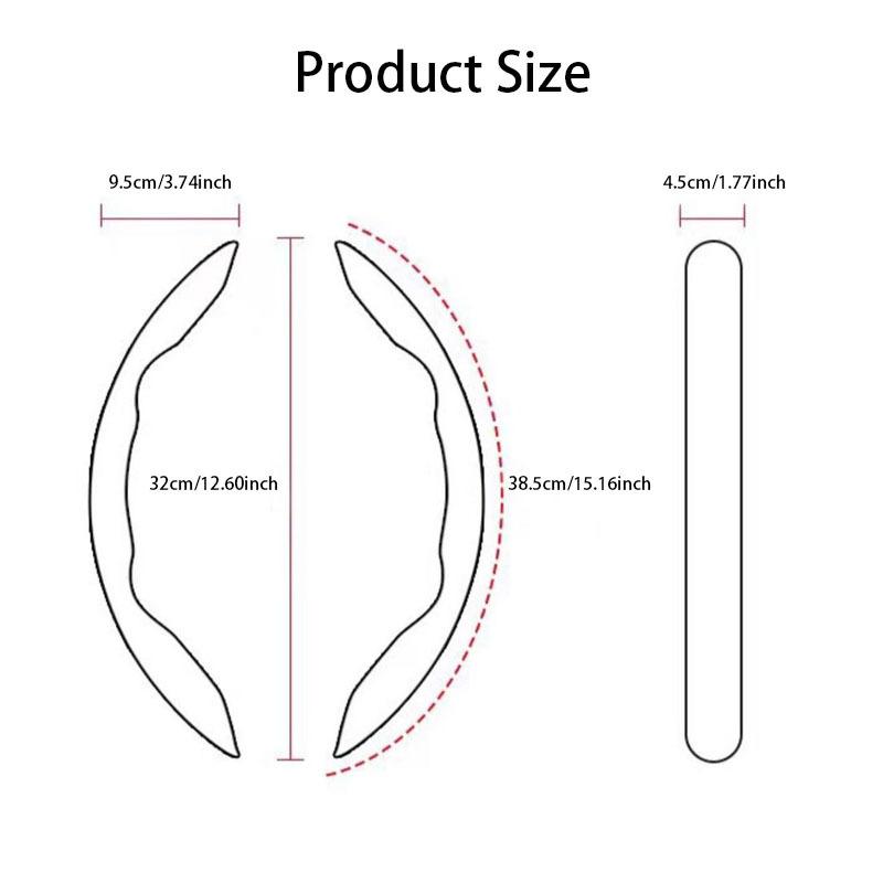 Car Steering Wheel Cover With Cat Paw Shaped Frosted Material, Anti Slip, Ultra Thin, Secure, For Tesla, Honda, Mazda, Etc