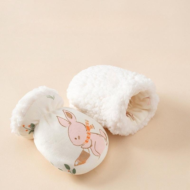 Baby Mittens 0-24Months with Anti-Scratch Protection Winter Thermal Gloves for Newborns Mittens Soft Cotton Baby Hand Covers