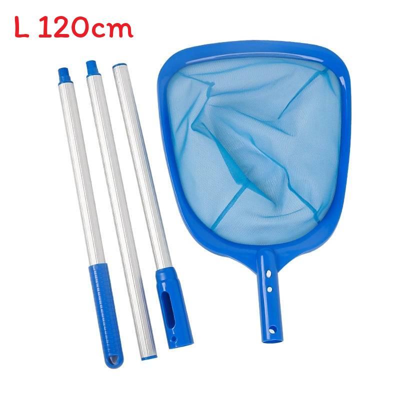 Pool Skimmer Net With Detachable Aluminum Handle For Inground And Above Ground Pools