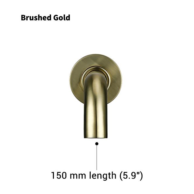 Bagnolux Black Brushed Polished Chrome Stainless Steel Rose Gold Brass Round Bathtub Spout Basin Bathroom Faucet