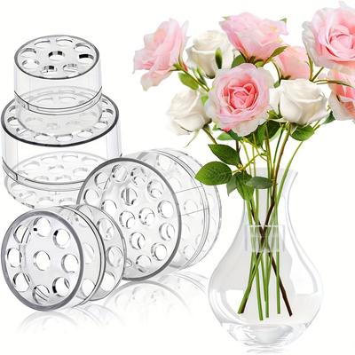 Invisible Spiral Vase Flower Arranger Reusable Spiral Bouquet Holder Stem Fixer Lightweight Planting Tool DIY Floral Art Acce