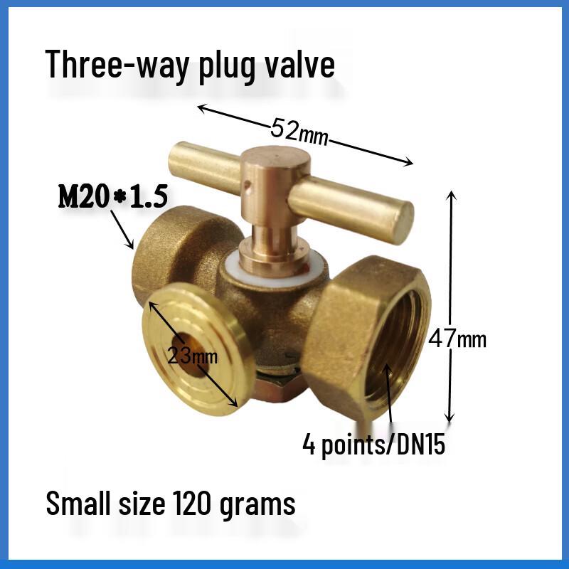Brass High-Pressure Ball Valve for Pressure Gauges