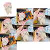 Adorable Plush Bear Keychain Cute Decorative Accessory For Bookbags And Keys