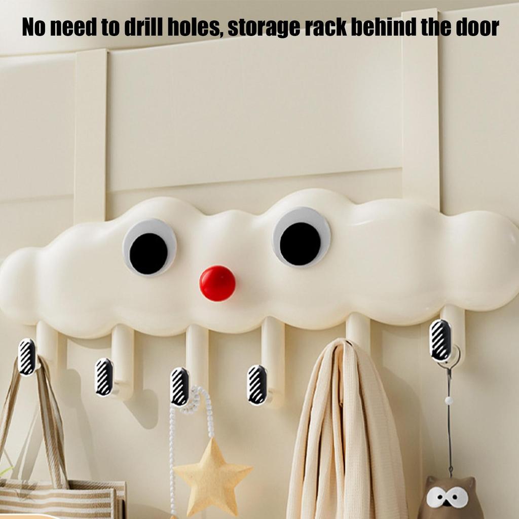 Handtuchhaken Wolkendesign Lustiger Wandhänger Badezimmerhandtuchhaken für Wand für Kleidung Schlüssel Schlafzimmer Wohnzimmer Tasche Mantel Büro