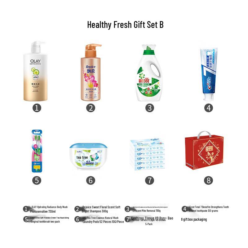 

Piaorou Healthy Scalp 7-Piece Hair Care Set