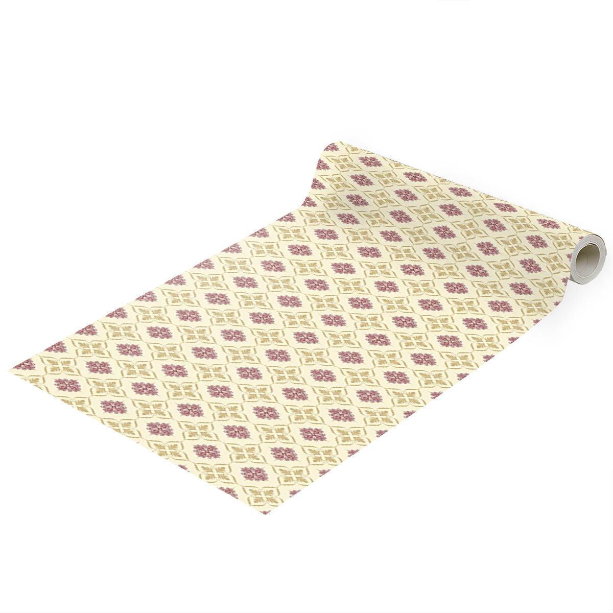 

Peel and Stick Trellis Wallpaper Removable Self-Adhesive Classic Lattice Floral Contact Paper for Cabinets Bathrooms Kitchen 45x300cm