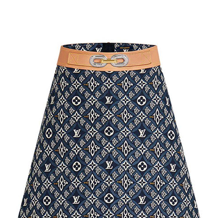 Louis Vuitton Casual Short Skirts Women's Blue 1A8MI7