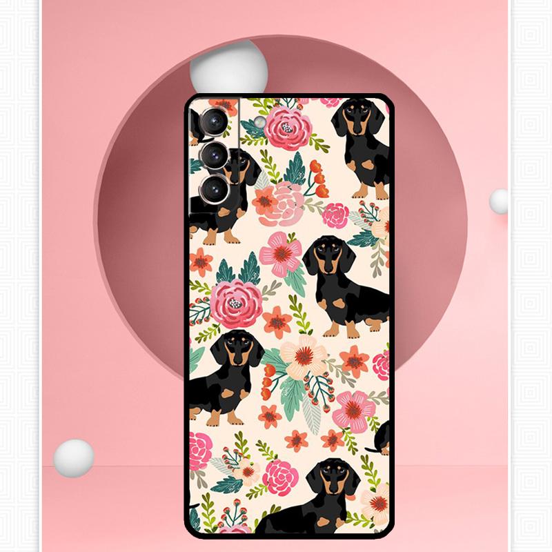 Sausage Dog Dachshund Quotes Case For Samsung Galaxy S24 Ultra S20 S21 S22 S23 S25 Ultra S9 S10 Plus S25 FE Cover Funda