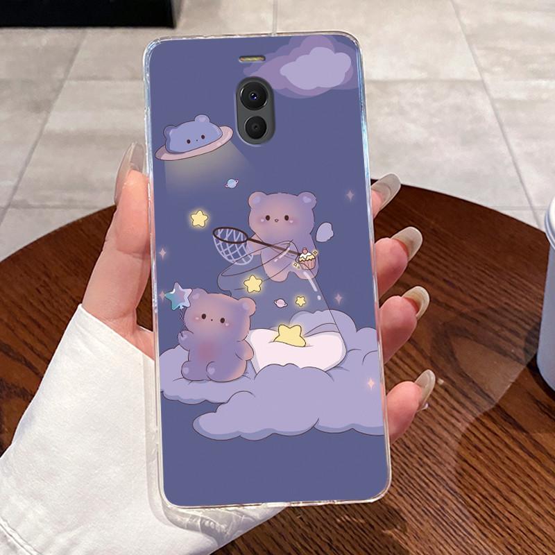 Casing For Meizu M6 Note M6 M6T Case Aesthetic Fashion Cute Cat Astronaut Soft Silicone Back Cover Transparent TPU Phone Case