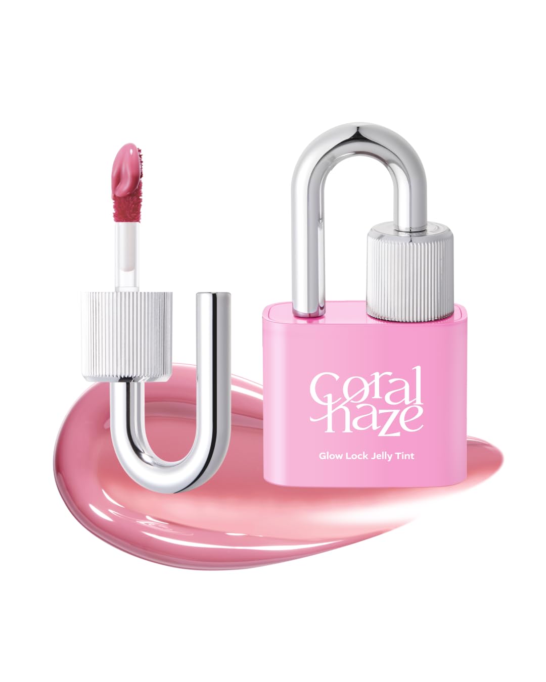 Coralhaze Glow Rock Jelly Tint #113 Peony 4g Lip Tint, Long-lasting, Glossy Lip Plumper, Plump Volume, Shiny Lips, Moisturizing Lipstick, Korean