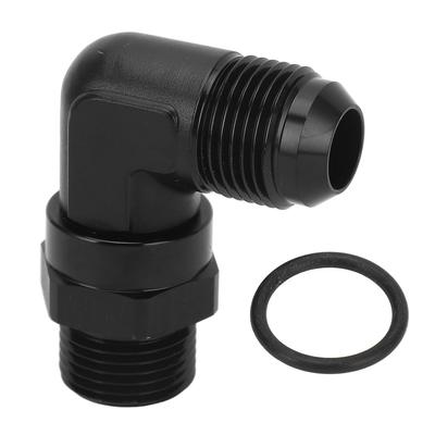 10AN To 10ORB Male Fitting Aluminum Alloy Black Anodizing 90 Degree for Fuel Lines Pumps Filters