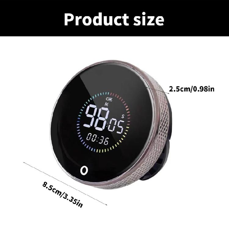 Multifunktionale Küchen-Timer mit wiederaufladbarer Batterie, benutzerfreundliche magnetische Timer, einfach zu bedienen für Zuhause & Fitness