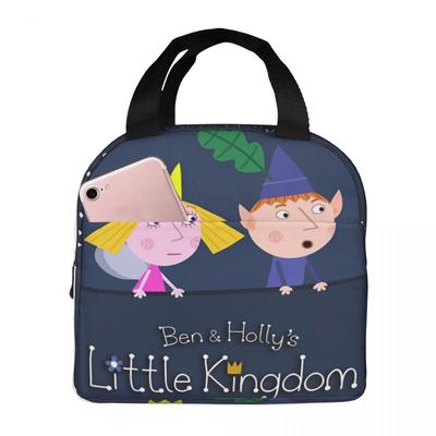 Ben und Hollys Cartoon Merch Isolierte Lunchtasche für Picknick Aufbewahrungstasche für Lebensmittel Wiederverwendbare Kühlertasche Thermische Lunchboxen