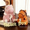 Cute Pony Tissue Box Home Living Room Decoration Ornament Horse Tissue Box Kitchen and Bathroom Storage Supplies Gift