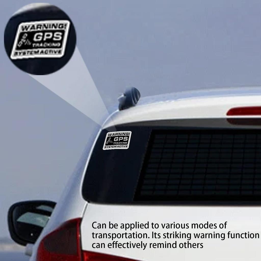GPS Tracking Stickers, GPS Tracker Stickers - 10 Warnings for