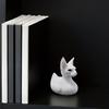 Yousheng 3D Printed Sphinx Cat Duck Figurine, Cute Matte White Desk Decor, Funny Animal Shelf Ornament, Unique Gift for