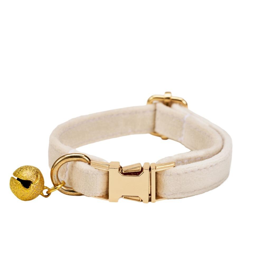 

Cat Collar Pet Laser-engraved Cat Collar Bell Anti-loss Pet Kitty Supply Plush Pet Kitty Bell Adjustable Kitten Bell Collar