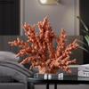 Creative Simulated Coral Resin Crafts Transparent Base Coral Statue Desk Decoration Ornaments Modern Home Decor Furnishings