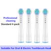 8/16Pcs Replacement Brush Heads for Oral B Electric Toothbrushes Floss Cross Action 3D Pro White Precision Standard Daily Clean