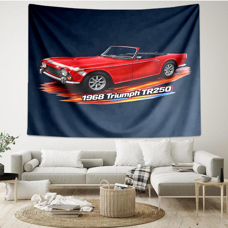 Triumph Print Tapestry - Portable Wall Decor Cloth, for Home, Dorm, Travel, Bedroom, Living Room - Ideal Birthday Housewarming Gift
