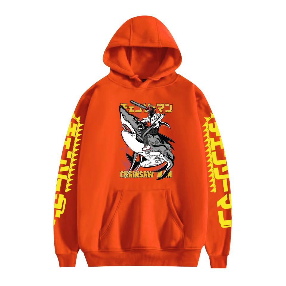 Chainsaw Man Anime Hoodie Chainsaw Man Hoodie Streetwear Hooded Sweatshirt Men Women Cosplay Sports