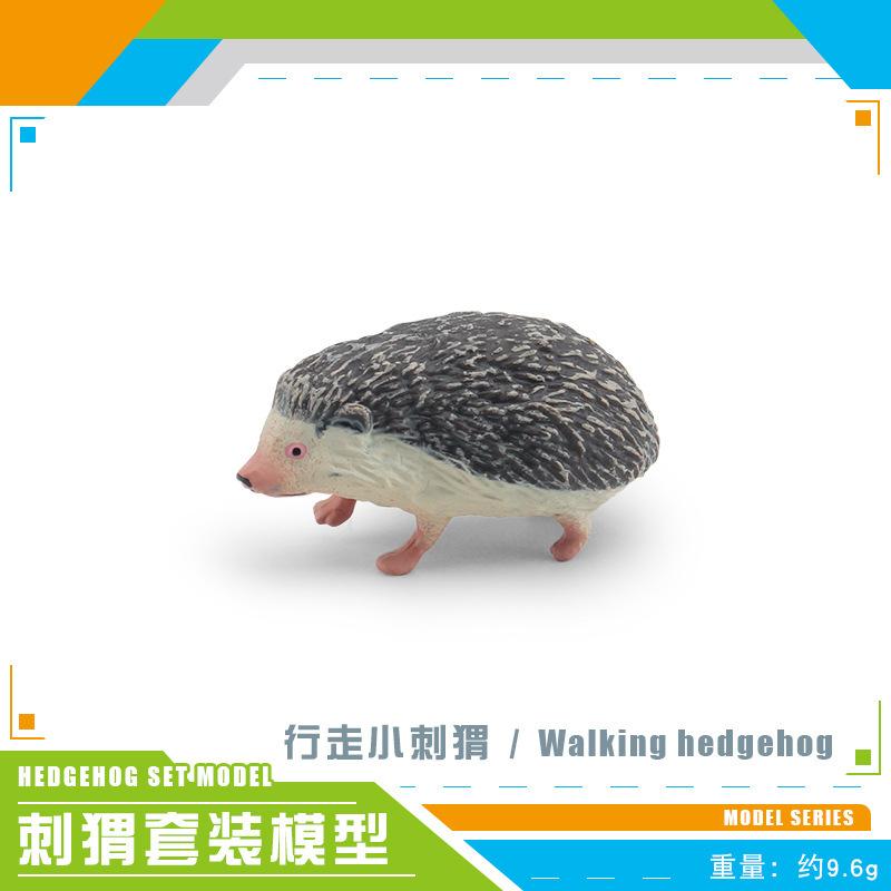 Simulated Forest Animals 8 Hedgehog Models Hedgehog Rat Melon Stealing Badger Static Animal Toys